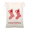 Personality Case™ 19" x 26" Stocking Stuffers Merry Christmas Cotton Sack